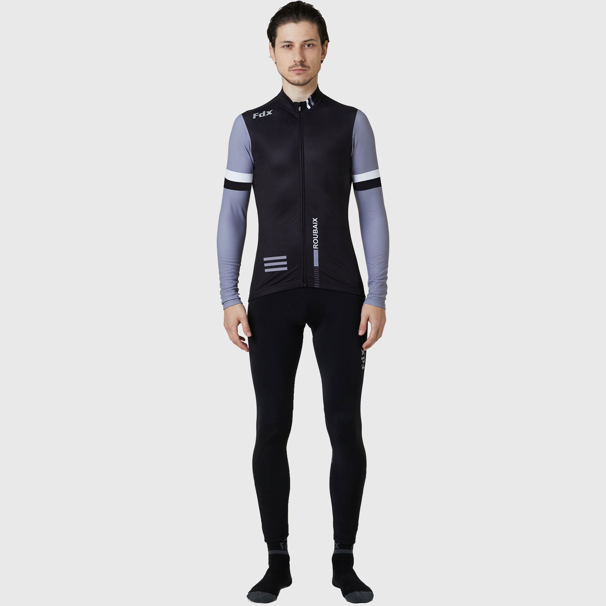 Fdx Vinter Thermo Sykkelsuit Herre & Gutt – Svart