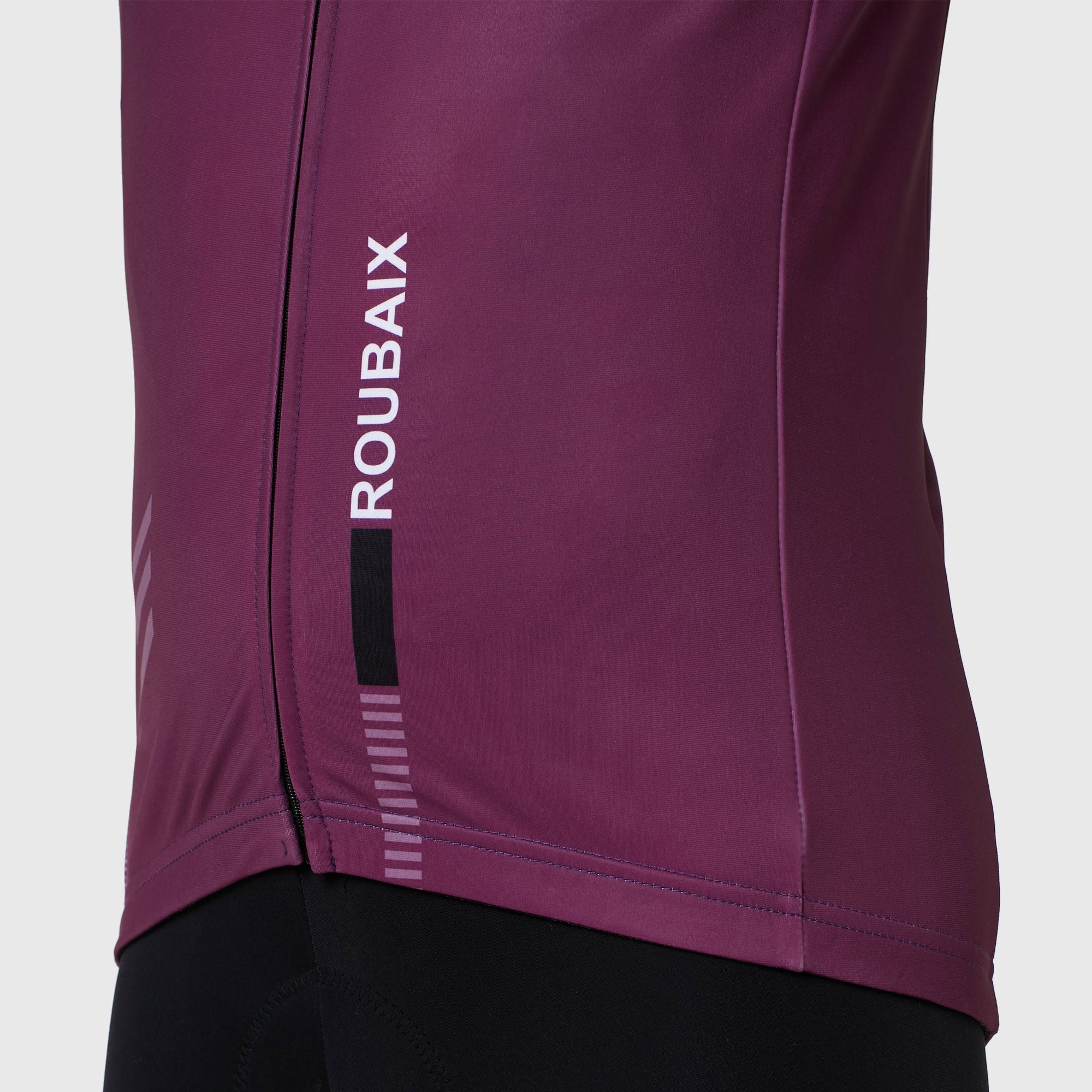 Fdx Herre & Gutter Sett Eksklusiv Thermo Roubaix Langermet Sykkeltrøye & Bib Shorts – Lilla
