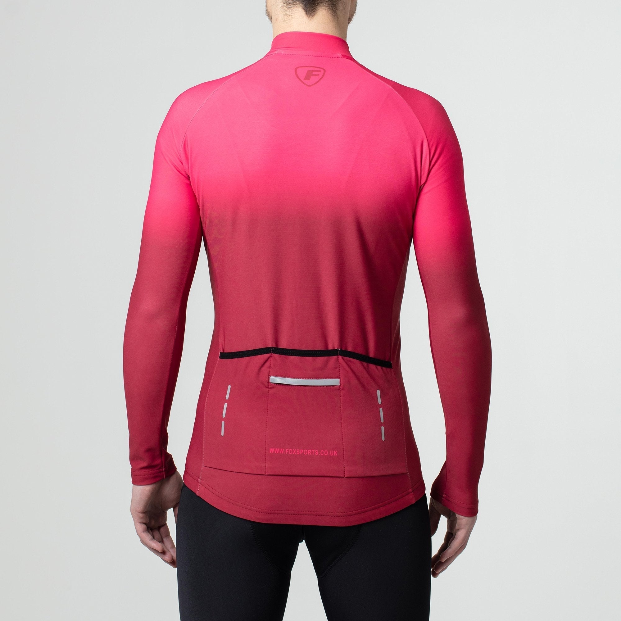 Fdx Thermo Sykkelsats Herr & Gutt – Rosa/Vinrød