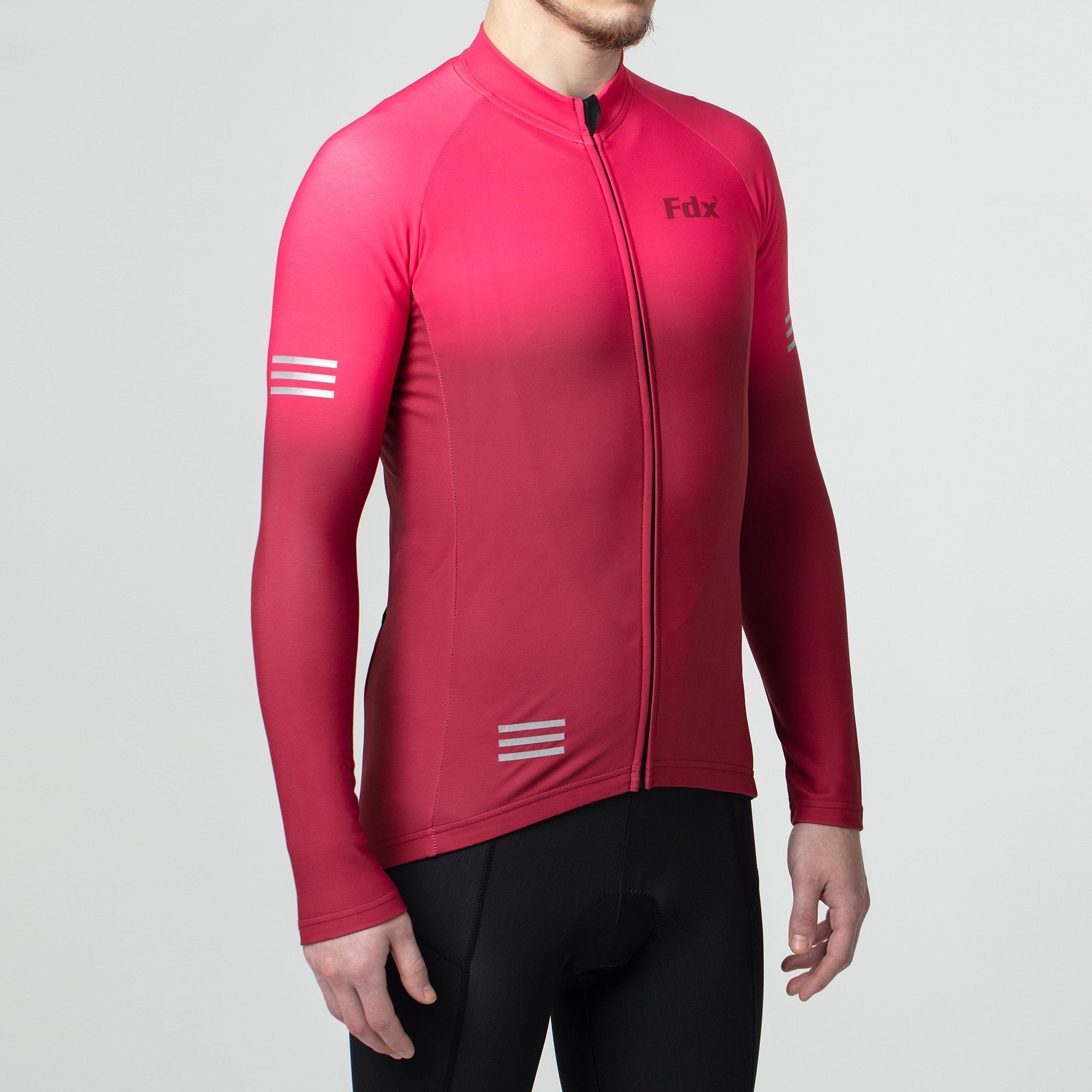 Fdx Thermo Sykkelsats Herr & Gutt – Rosa/Vinrød