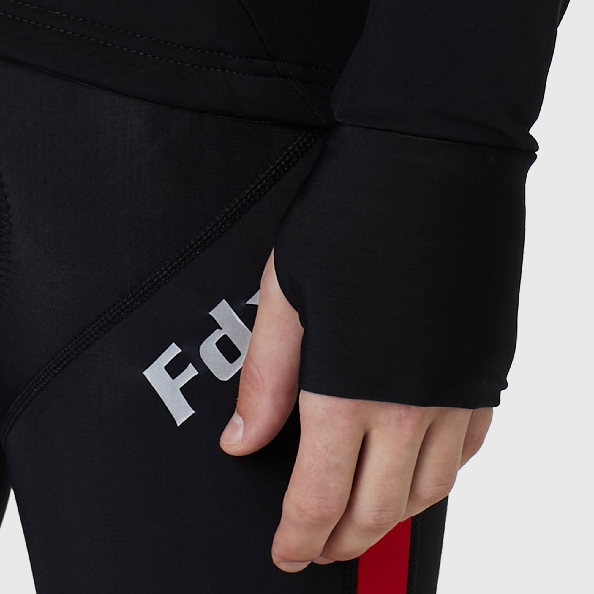 Fdx Arch Thermo Sykkelsett Herre & Gutt – Rød