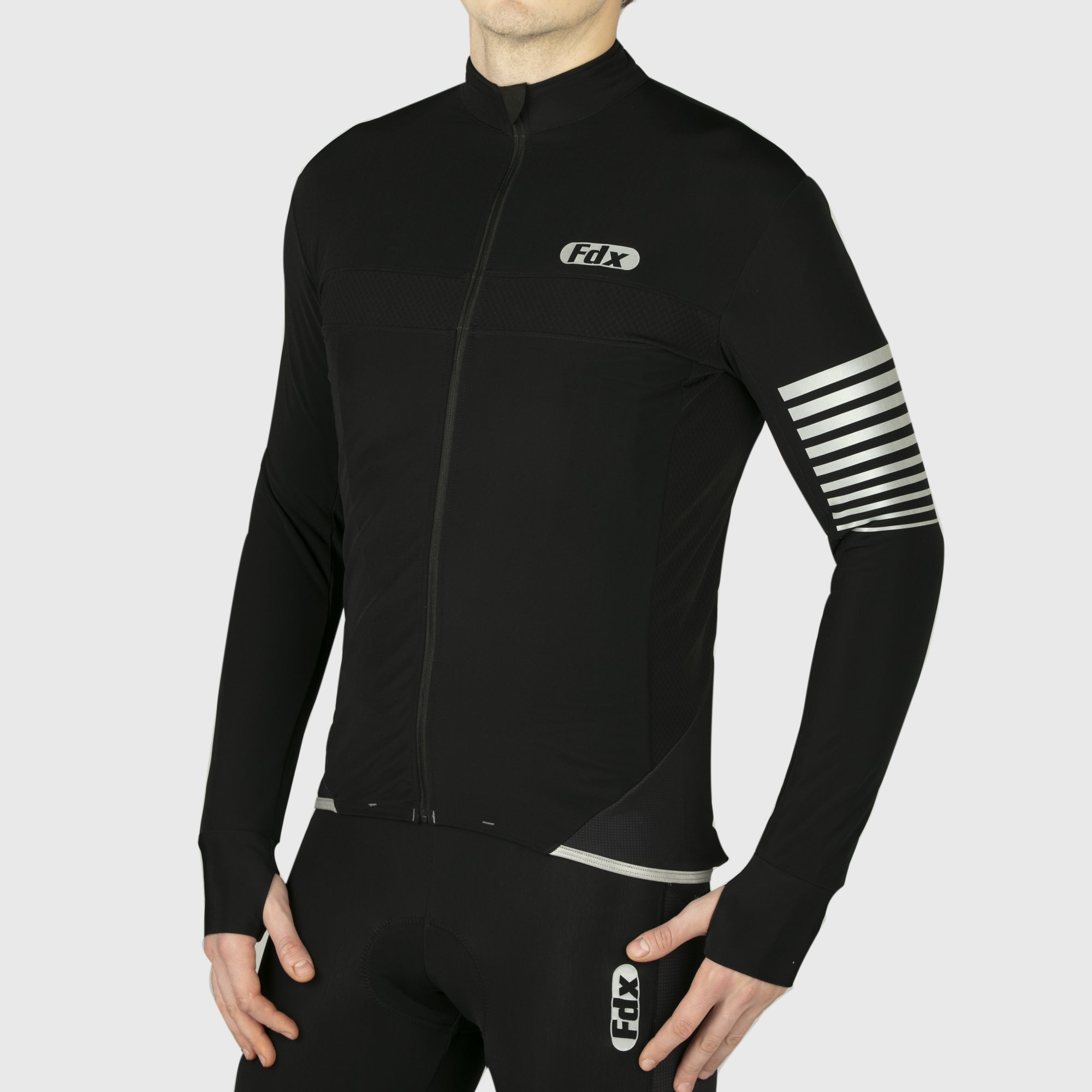 Fdx All Day Thermo Sykkelsett Herre & Gutt – Svart