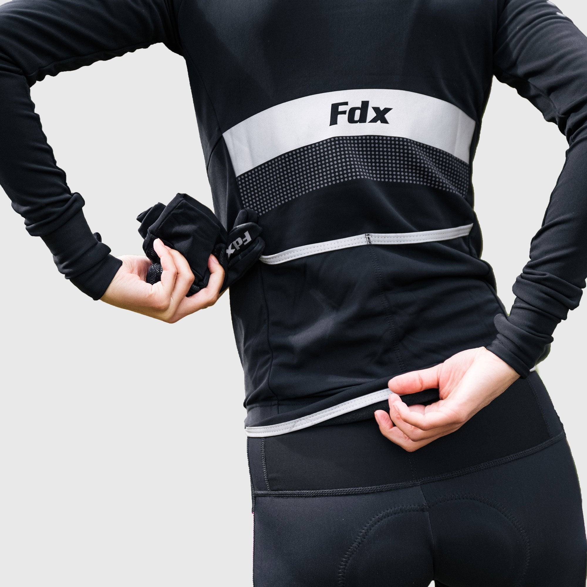 Fdx Buer Thermo Sykkelsuit Herre & Gutt – Svart