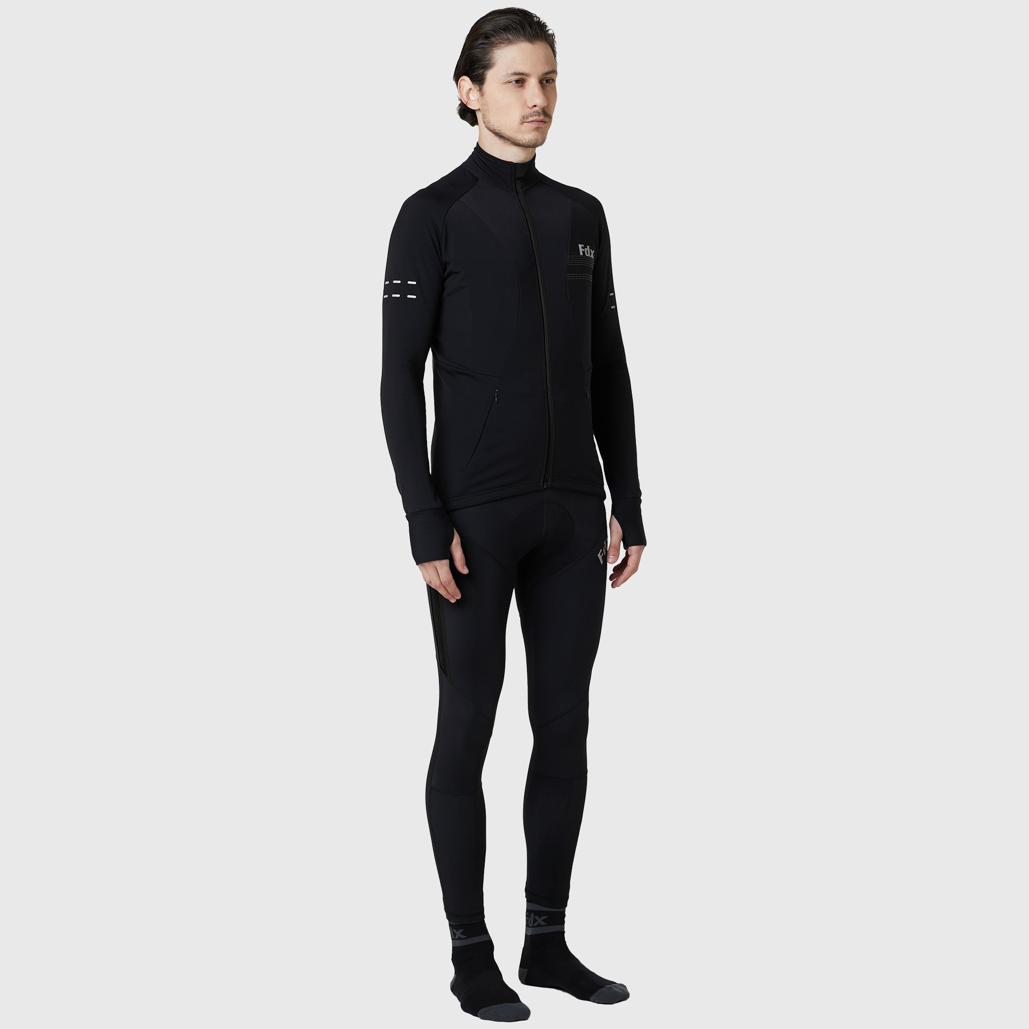 Fdx Buer Thermo Sykkelsuit Herre & Gutt – Svart
