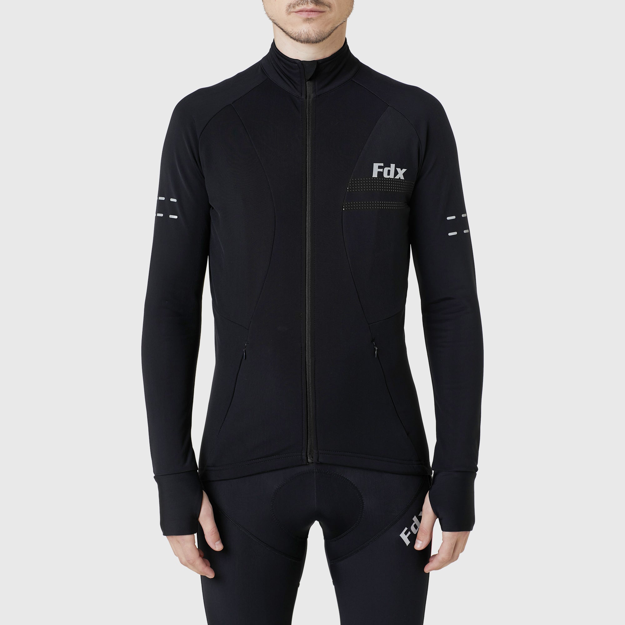 Fdx Buer Thermo Sykkelsuit Herre & Gutt – Svart