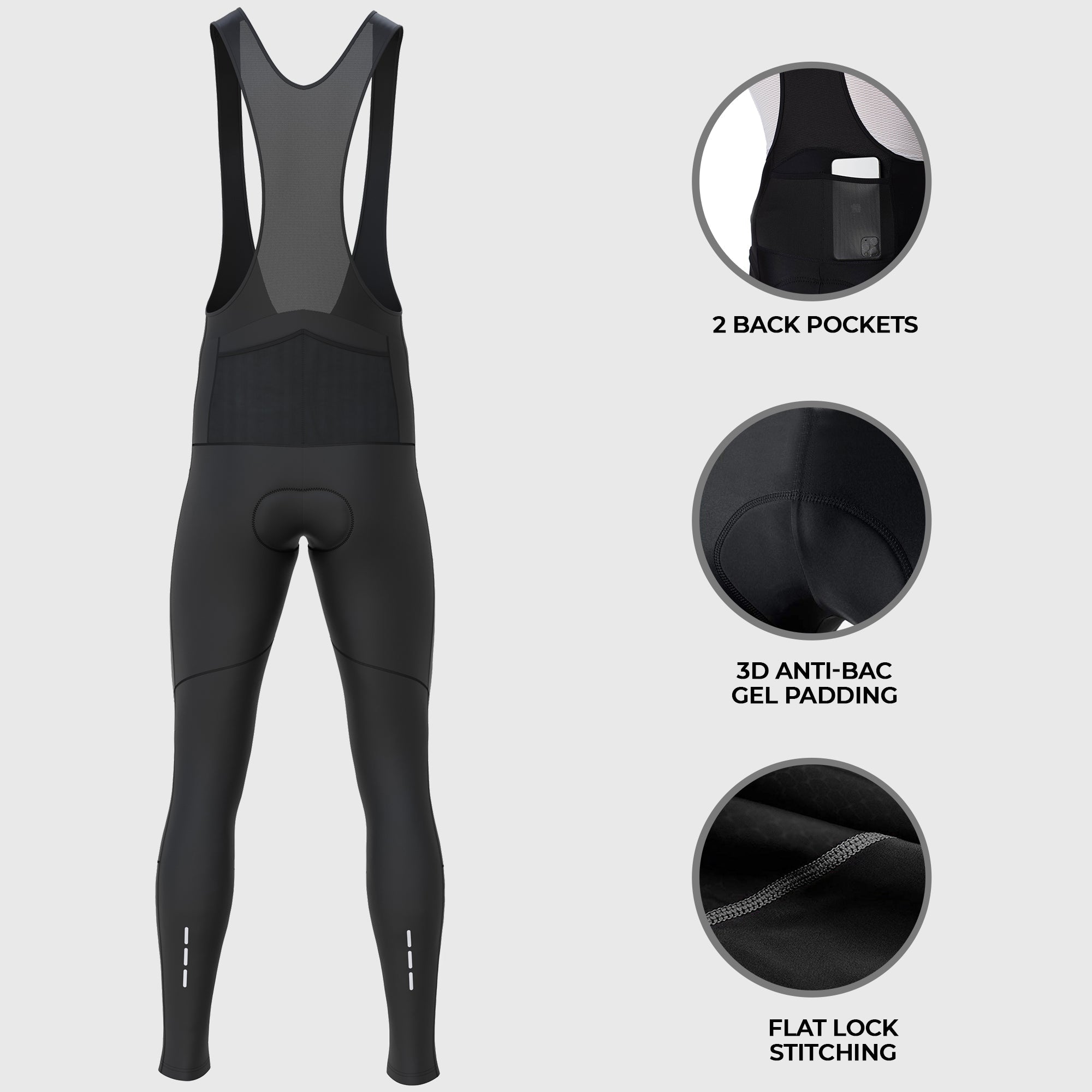 Fdx Buer Thermo Sykkelsuit Herre & Gutt – Svart