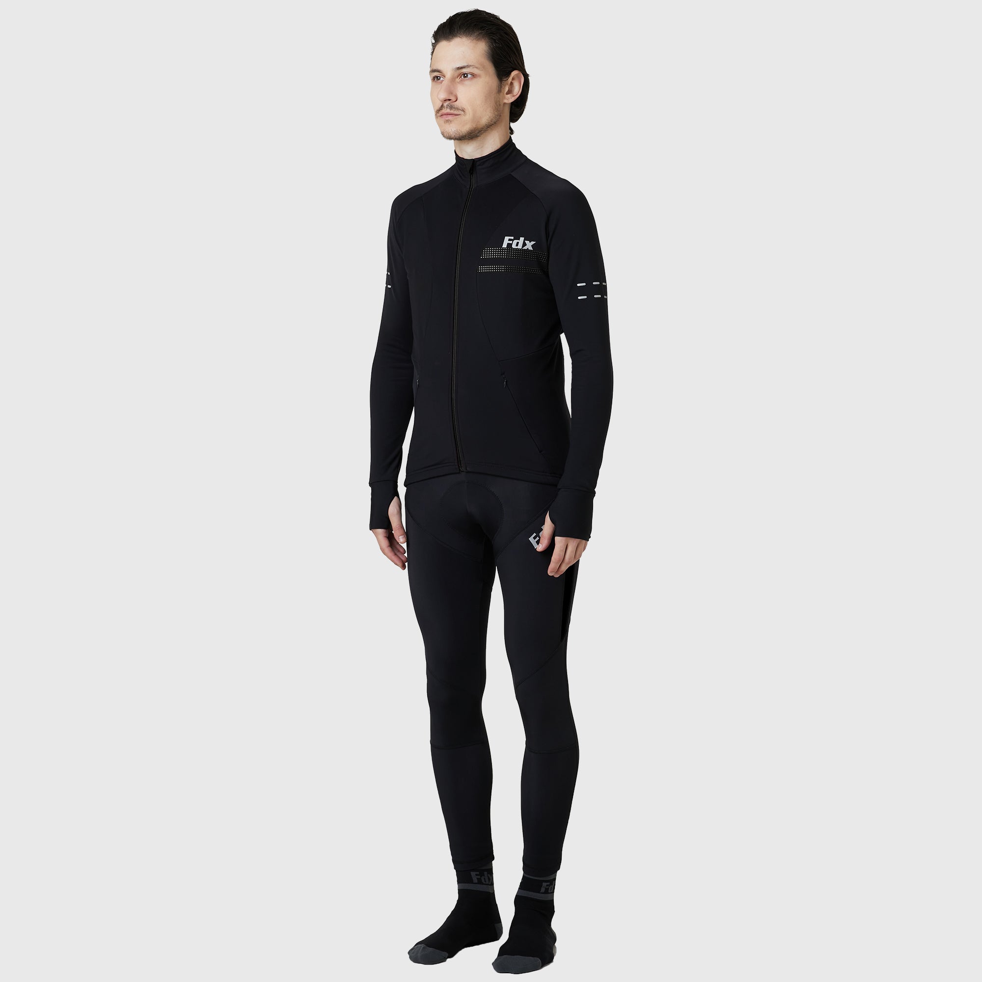 Fdx Buer Thermo Sykkelsuit Herre & Gutt – Svart