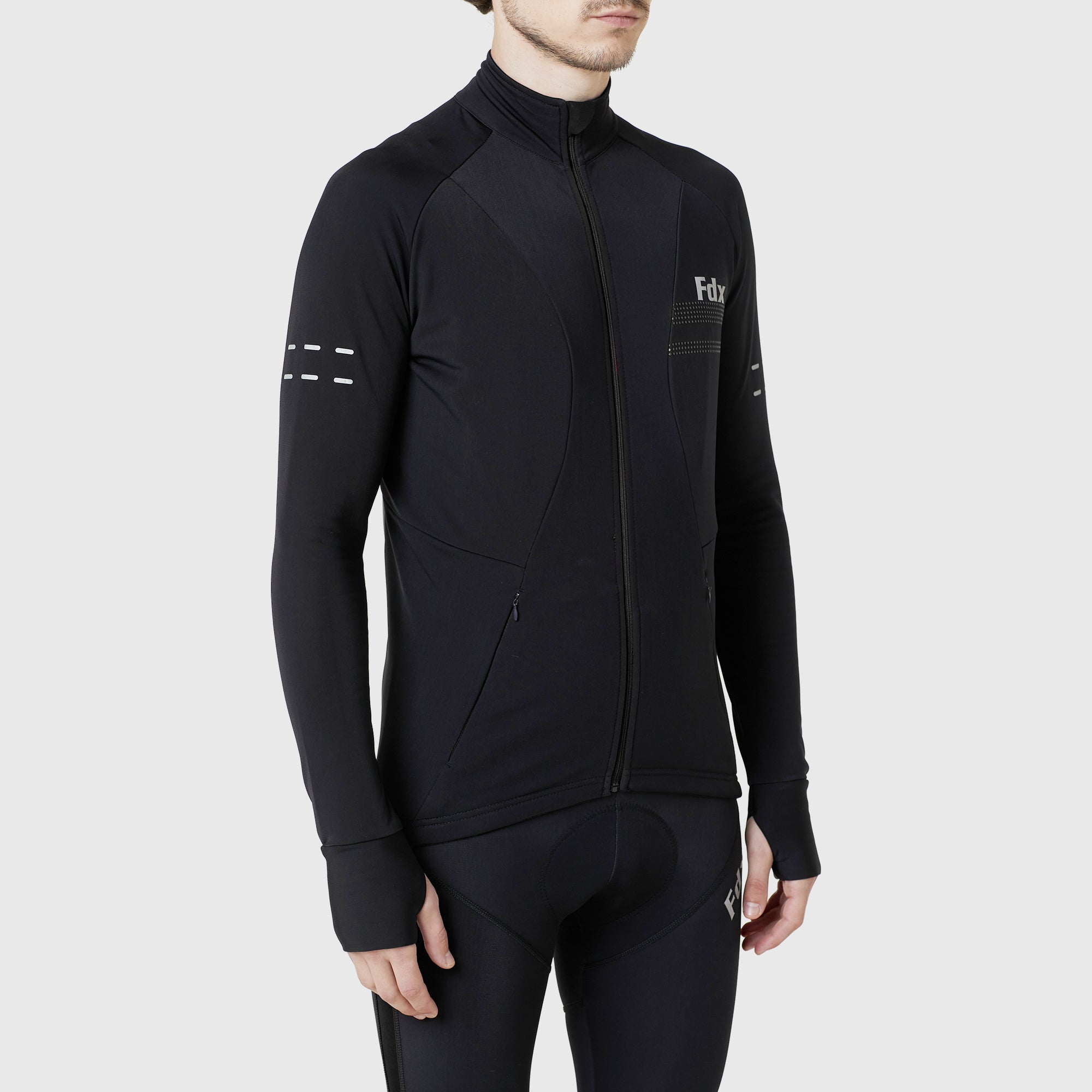 Fdx Buer Thermo Sykkelsuit Herre & Gutt – Svart