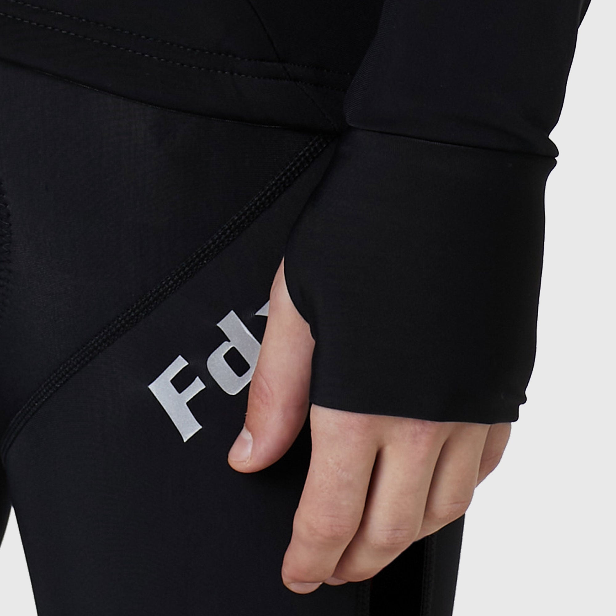 Fdx Buer Thermo Sykkelsuit Herre & Gutt – Svart