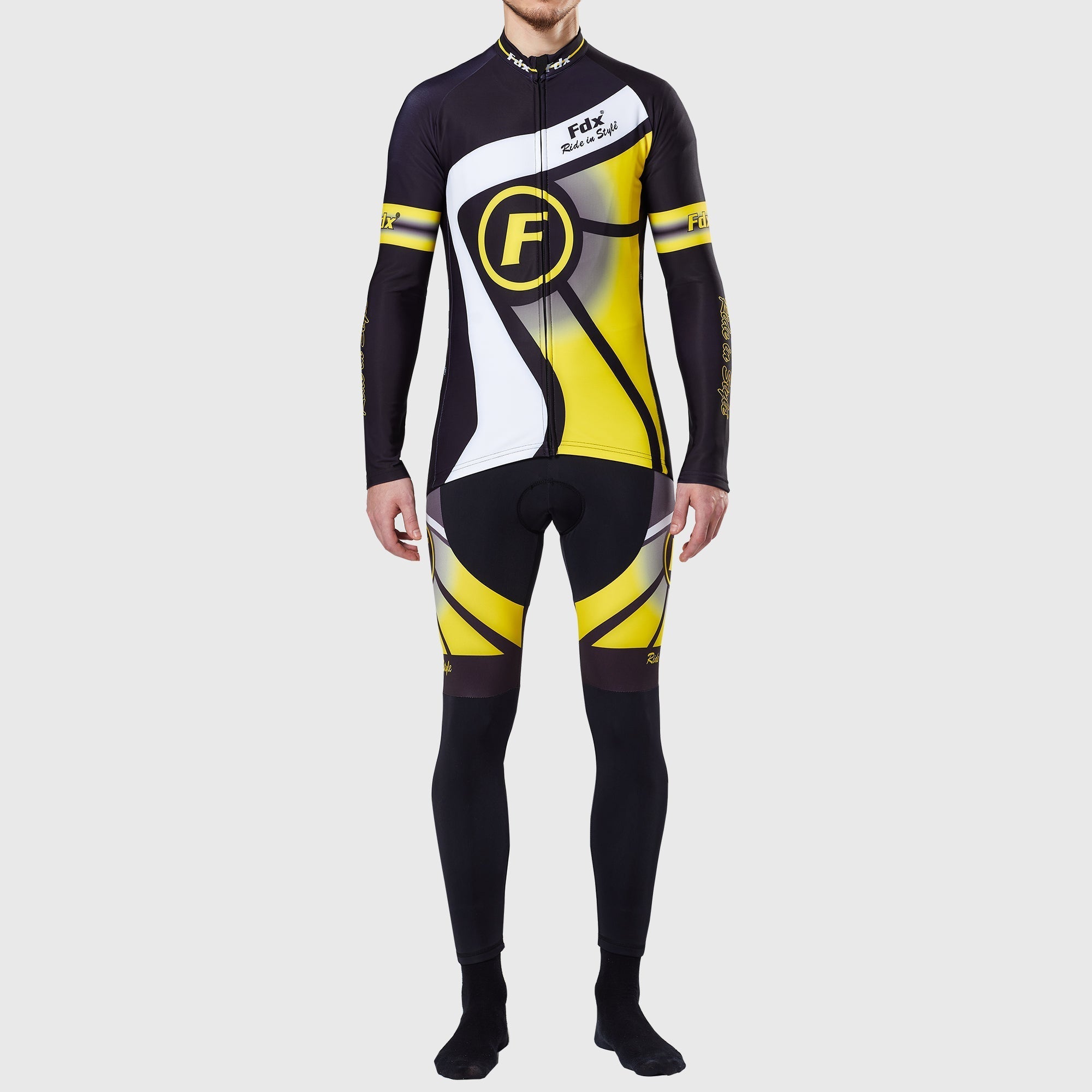 Fdx Signature Termo Sykkelsett Herre & Gutt – Gul