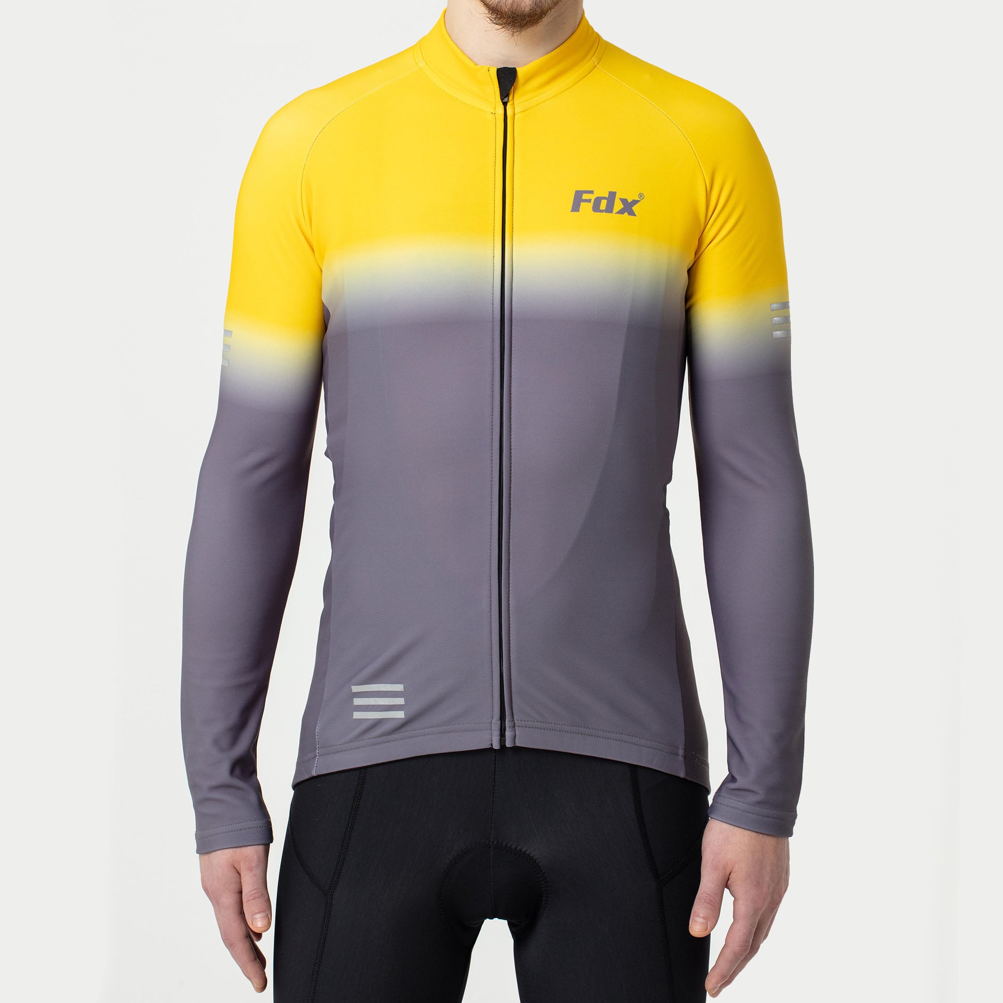 Fdx Thermo Sykkelsett Herre & Gutt – Gul/Grå